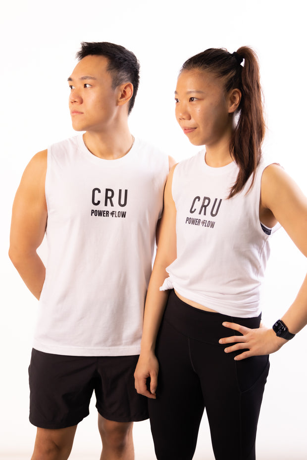 CRU X POWER+FLOW Sleeveless Muscle Tank