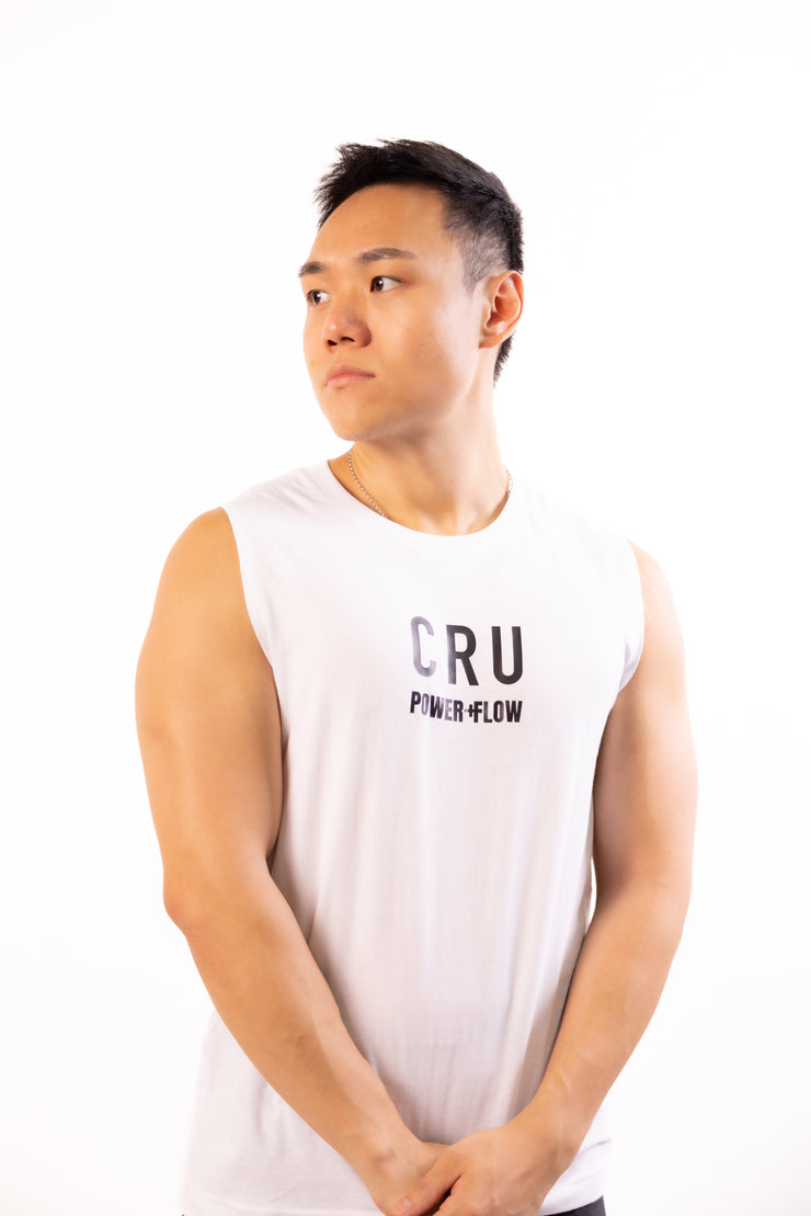 CRU X POWER+FLOW Sleeveless Muscle Tank