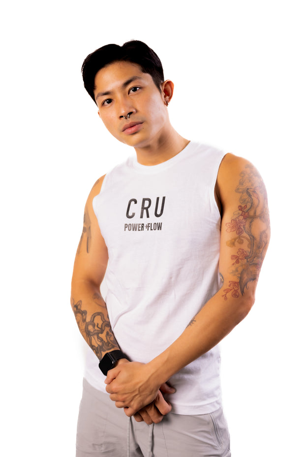 CRU X POWER+FLOW Sleeveless Muscle Tank