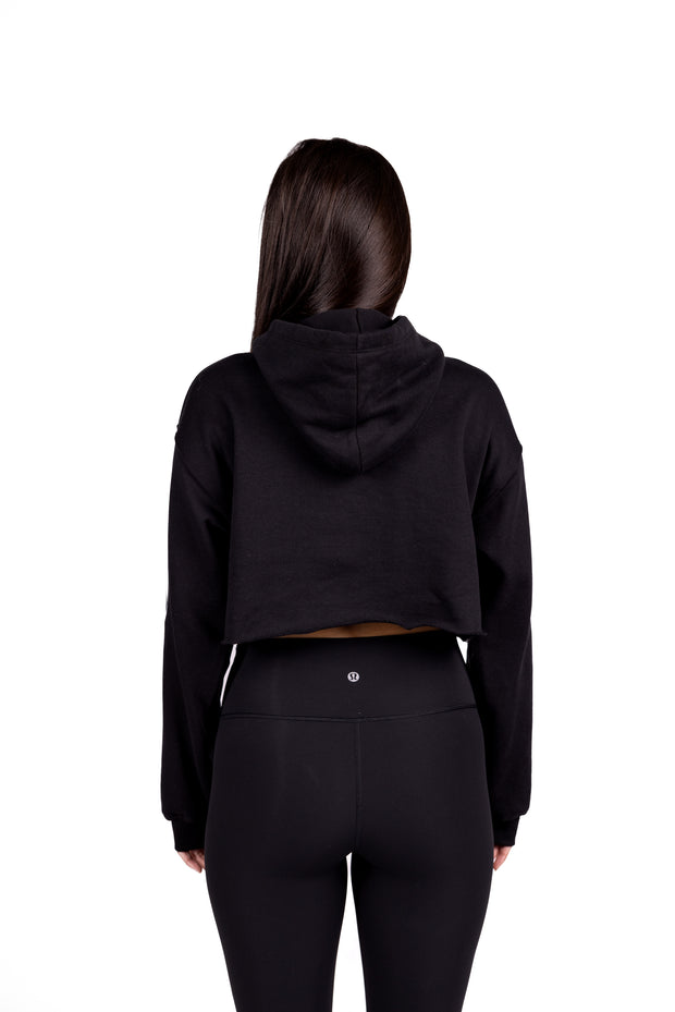 CRU Cropped Fleece Hoodie