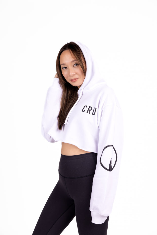 CRU Cropped Fleece Hoodie