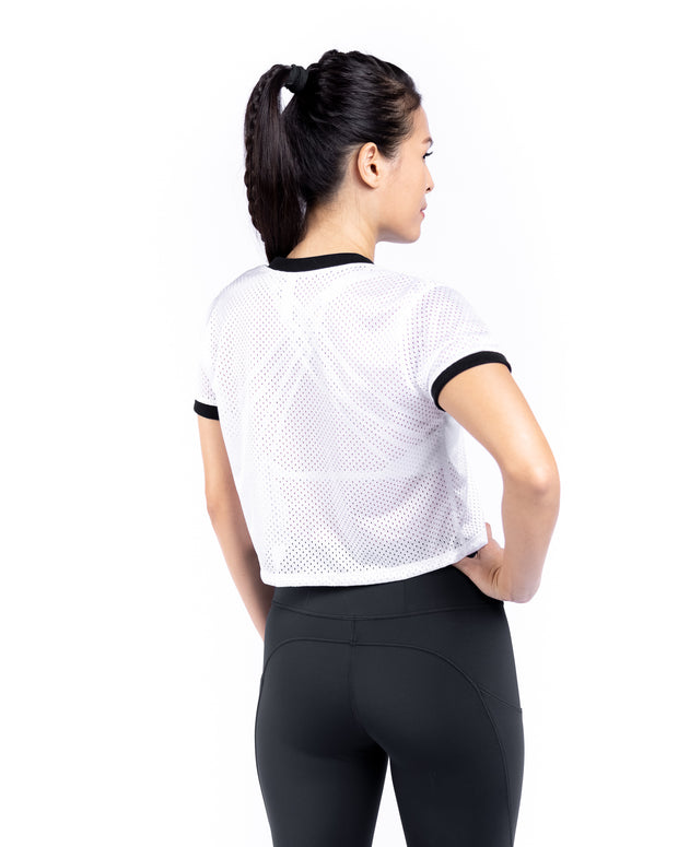 CruBox Mesh Cropped Tee
